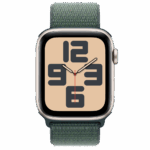 Apple Watch SE2 v3 GPS 44mm Starlight Alu Case with Lake Green Sport Loop - Image 3