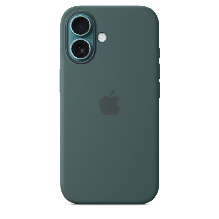 myy83zm_a_02.jpeg Калъф от Apple за iPhone 16 Silicone Case with MagSafe - Lake Green (Seasonal) - Image 3