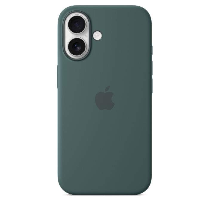 myy83zm_a_05.jpeg Калъф от Apple за iPhone 16 Silicone Case with MagSafe - Lake Green (Seasonal) - Image 6