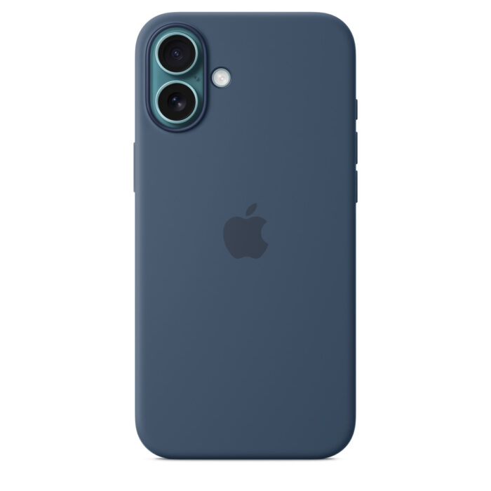 Калъф от Apple за iPhone 16 Plus Silicone Case with MagSafe - Denim - Image 4