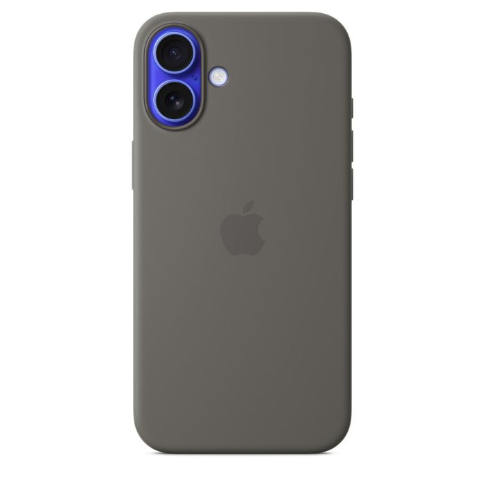 myyc3zm.jpeg Калъф от Apple за iPhone 16 Plus Silicone Case with MagSafe - Stone Gray - Image 1