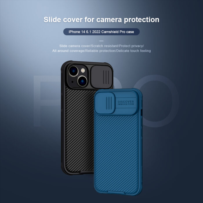 Калъф от Nillkin CamShield PRO Hard Case for Apple iPhone 13/14 Black - Image 3