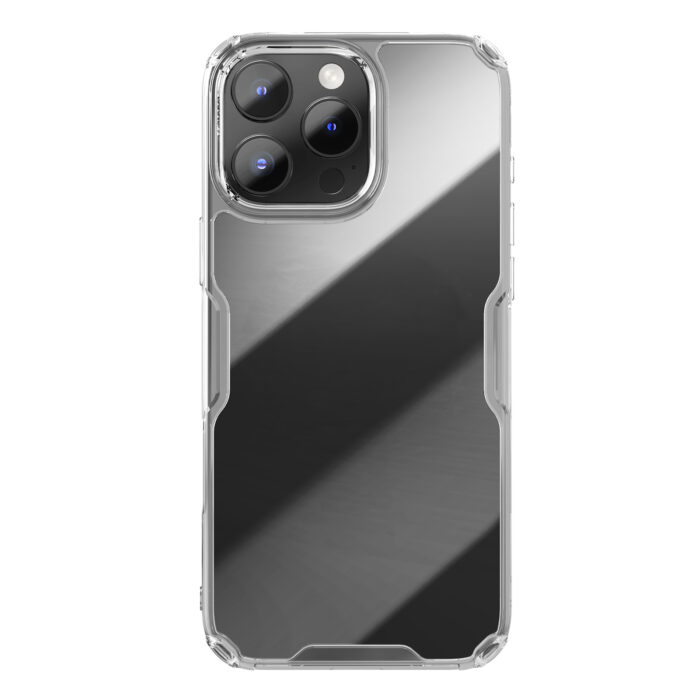 nillkin-nature-tpu-pro-kryt-pro-apple-iphone-16-pro-transparent_ie13287656.jpg Калъф от Nillkin Nature TPU PRO Cover за Apple iPhone 16 Pro Transparent - Image 1