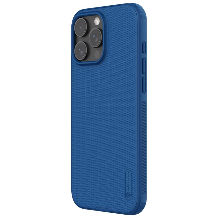 Калъф от Nillkin Super Frosted PRO Back Cover за Apple iPhone 16 Pro Blue - Image 2