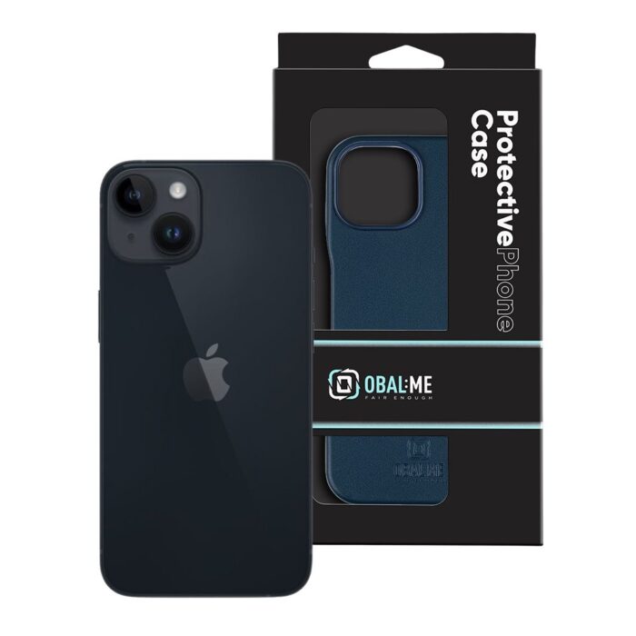 Калъф от OBAL:ME LeatherTanga Cover за Apple iPhone 14 Blue - Image 4