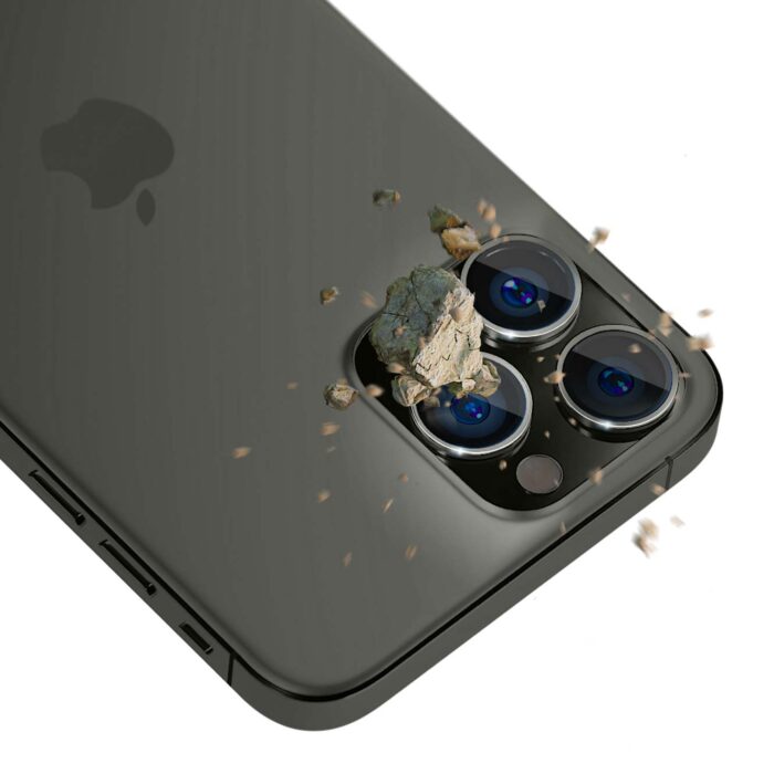 Стъклен Протектор от 4phones за задна камера за Apple iPhone 15 Pro - 3MK Lens Pro Tempered Glass Lens Protector Silver - Image 3