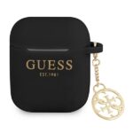 Калъф от Guess 4G Charms Silicone Case for Airpods 1/2 Black