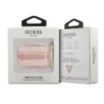 Калъф Guess TPU Printed Stripe Case за Airpods Pro - Pink - Image 3