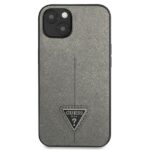 Калъф от Guess PU Saffiano Triangle Case за iPhone 13 mini Silver - Image 3