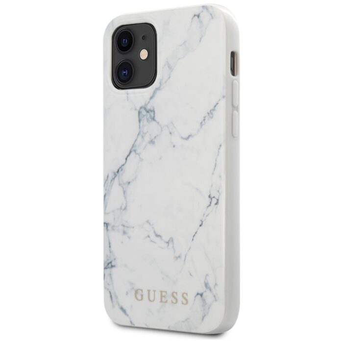 TPU Marble Cover for iPhone 12 mini 5.4 White - Image 5
