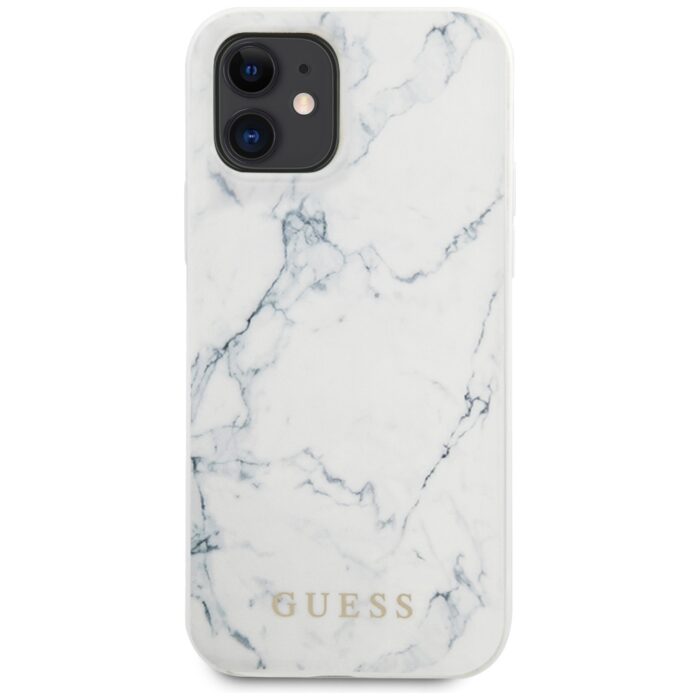 TPU Marble Cover for iPhone 12 mini 5.4 White - Image 6