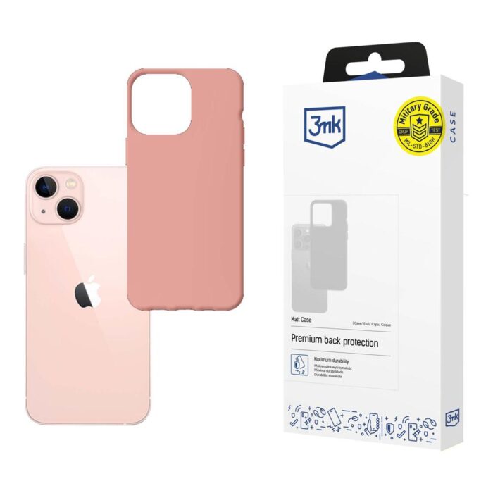pol_po_hulle-fur-iphone-14-aus-der-3mk-matt-case-serie-pink-113724_1.jpg Калъф от 3mk за Apple iPhone 14 Matt Case - Lychee - Image 1