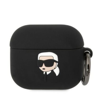 Калъфче за Karl Lagerfeld Airpods Case Big Head AirPods 3 - Black