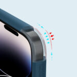 Калъф от Nillkin Super Frosted PRO Back Cover за Apple iPhone 14 Pro Blue (Without Logo Cutout) - Image 7