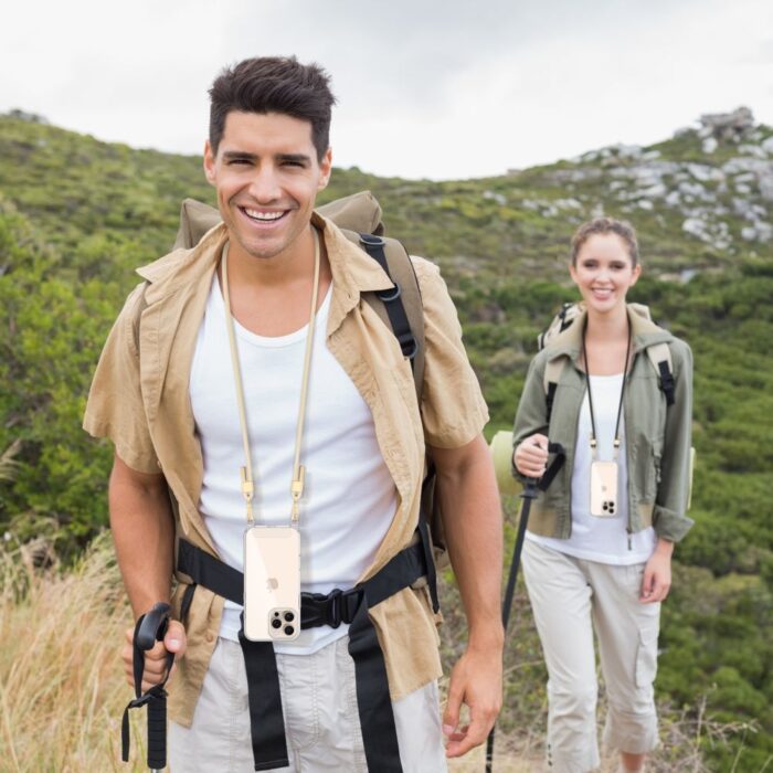 CREATOR: gd-jpeg v1.0 (using IJG JPEG v62), quality = 80 Калъф от Tech-Protect FlexAir Chain MagSafe
Case for iPhone 16 Pro - Clear + 2
Lanyards Black and Taupe - Image 6