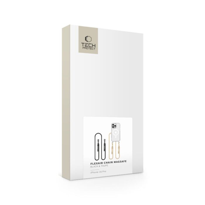 CREATOR: gd-jpeg v1.0 (using IJG JPEG v62), quality = 80 Калъф от Tech-Protect FlexAir Chain MagSafe
Case for iPhone 16 Pro - Clear + 2
Lanyards Black and Taupe - Image 4