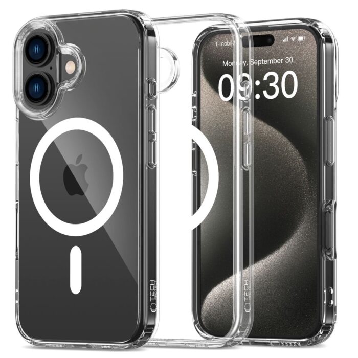 Калъф от TECH-PROTECT
FLEXAIR HYBRID MAGSAFE за IPHONE
1 6 PLUS CLEAR - Image 1