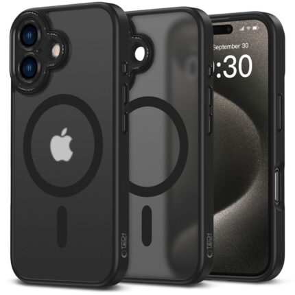 Калъф от Tech-Protect
 MagCam MagSafe iPhone 16 Case -
Semi-Transparent