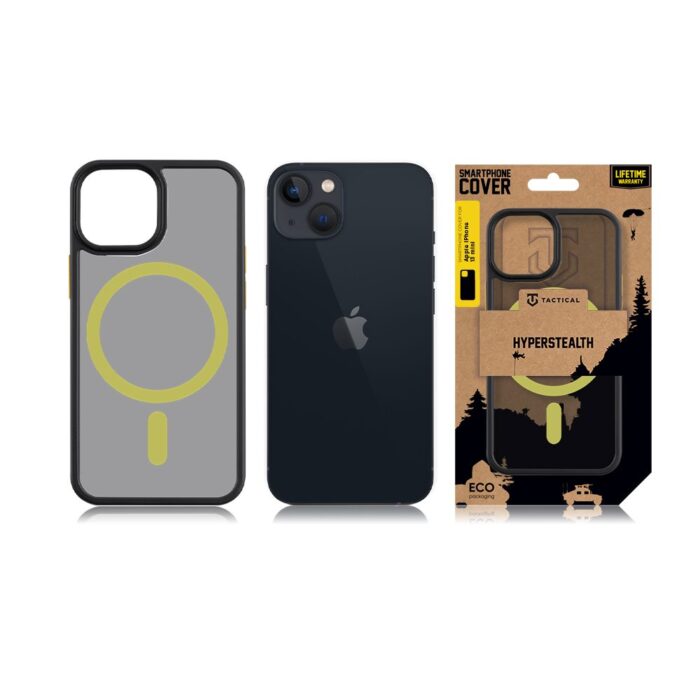 tactical-magforce-hyperstealth-2-0-kryt-pro-iphone-13-mini-black-yellow-1-big_ies12837009.jpg Калъф от Tactical MagForce Hyperstealth 2.0 Cover for iPhone 13 mini Black/Yellow - Image 3