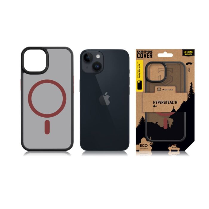 Tactical MagForce Hyperstealth 2.0 Cover for iPhone 14 Black/Red - Image 3