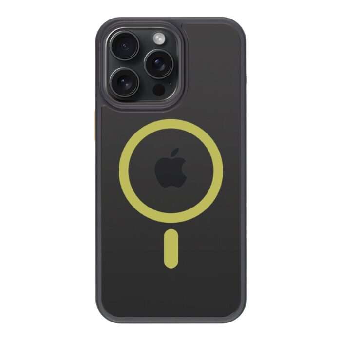 Tactical MagForce Hyperstealth 2.0 Cover for iPhone 15 Pro Max Black/Yellow - Image 1