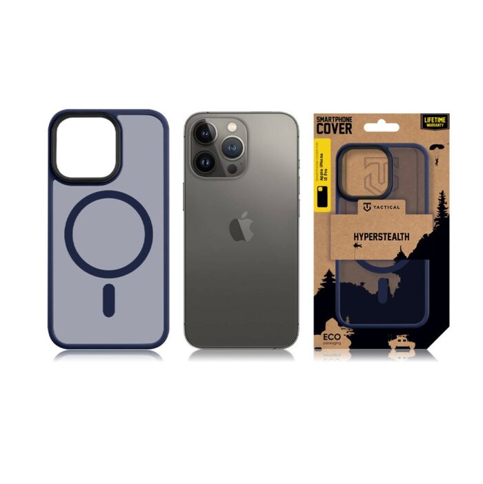 Калъф от Tactical MagForce Hyperstealth Cover за iPhone 13 Pro Deep Blue - Image 3