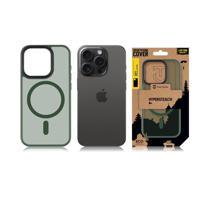Калъф от Tactical MagForce Hyperstealth Cover за iPhone 15 Pro Forest Green - Image 3