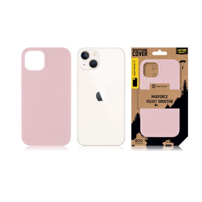 tactical-magforce-velvet-smoothie-kryt-pro-apple-iphone-13-pink-panther-1-big_ies13247278.jpg Калъф отTactical MagForce Velvet Smoothie Cover за Apple iPhone 13 Pink Panther - Image 4