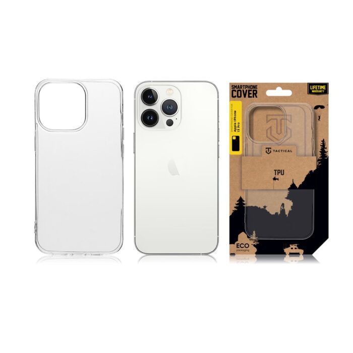 tactical-tpu-kryt-pro-apple-iphone-13-pro-transparent-2-big_ies11046227.jpg Калъф Tactical TPU Cover for Apple iPhone 13 Pro Transparent - Image 3