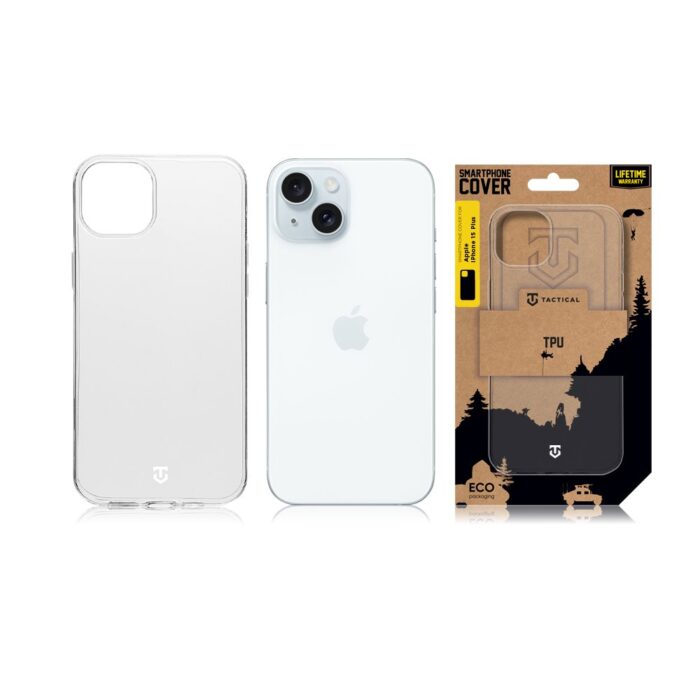 Калъф от Tactical TPU Cover за Apple iPhone 15 Plus Transparent - Image 3