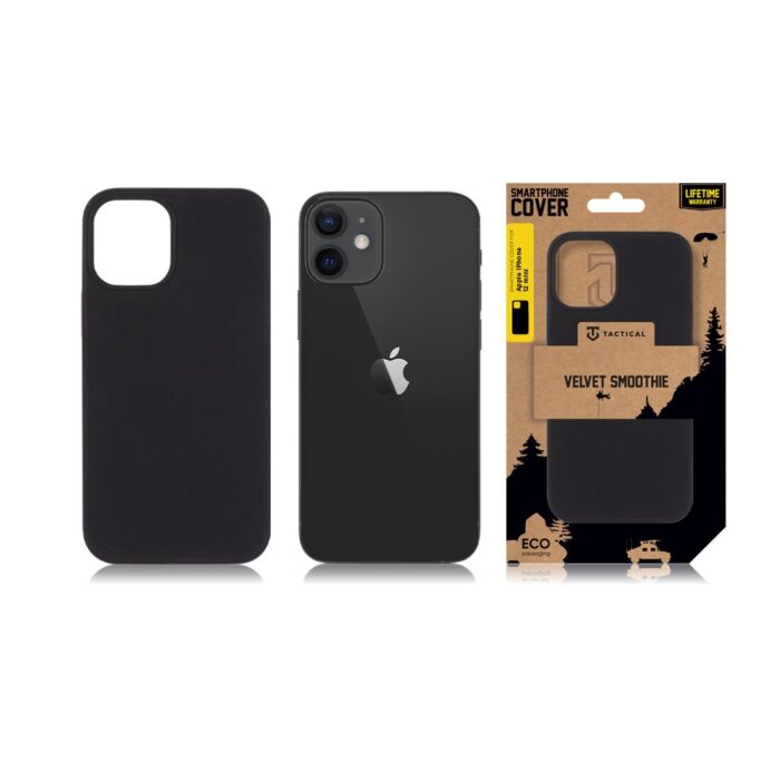 Калъф от Tactical Velvet Smoothie Cover за Apple iPhone 12 mini Asphalt - Image 3