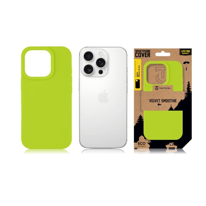 tactical-velvet-smoothie-kryt-pro-apple-iphone-16-pro-avocado-1-big_ies13240529.jpg Калъф от Tactical Velvet Smoothie Cover за Apple iPhone 16 Pro Avocado - Image 4