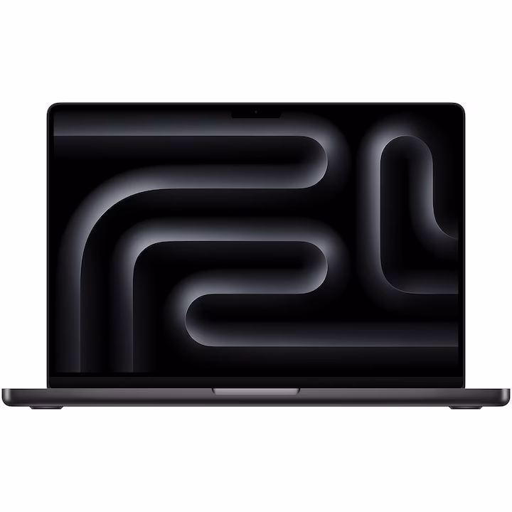 macbook-m5-black MacBook Pro 14 с М5 чип с 10 ядрен CPU и 10 ядрен GPU | 16GB памет | 512GB SSD - Space Black - Image 1