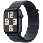 Apple watch SE2 v3 GPS 44mm Midnight Alu Case with Ink Sport Loop