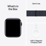 Apple watch SE2 v3 GPS 44mm Midnight Alu Case with Ink Sport Loop - Image 3