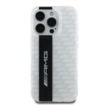 Калъф AMG Carbon Pattern за iPhone 16 Pro Max White - Image 2