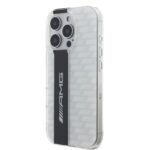 Калъф AMG Carbon Pattern за iPhone 16 Pro Max White - Image 3