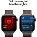 Apple Watch Series 11 GPS + Cellular 46mm Slate Titanium Case with Slate Milanese Loop - M/L - Image 4