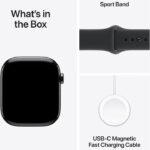 Apple Watch Series 11 GPS 46mm Silver Aluminium Case with Purple Fog Sport Band - M/L - Image 11