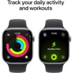 Apple Watch Series 11 GPS 42mm Space Grey Aluminium Case with Black Sport Band - S/M - Image 6