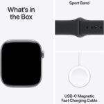 Apple Watch Series 11 GPS 42mm Space Grey Aluminium Case with Black Sport Band - S/M - Image 2