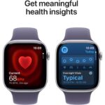 Apple Watch Series 11 GPS 46mm Silver Aluminium Case with Purple Fog Sport Band - M/L - Image 7