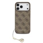 Калъф от
Guess 4G Charm Case за iPhone 17 Pro Max Tone on Tone Brown - Image 2