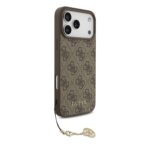 Калъф от
Guess 4G Charm Case за iPhone 17 Pro Max Tone on Tone Brown - Image 3