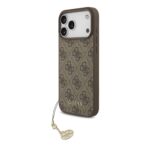 Калъф от
Guess 4G Charm Case за iPhone 17 Pro Max Tone on Tone Brown
