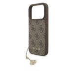 Калъф от 
Guess 4G Charm Case за iPhone 17 Pro Tone on Tone Brown - Image 4