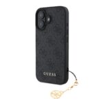 Калъф от Guess 4G Charm Case за iPhone 16 Tone on Tone Grey