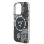 Калъф от Guess IML Glitter Magnolia and Triangle Logo MagSafe Case за iPhone 16 Pro Max Black - Image 5
