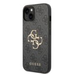 Калъф от Guess PU 4G Metal Logo Case за iPhone 15 Grey - Image 2