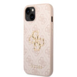 Калъф от Guess PU 4G Metal Logo Case за iPhone 15 Pink - Image 2